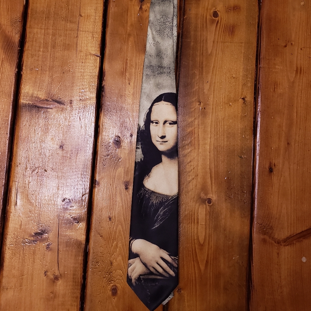 Mona Lisa Necktie